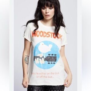 Recycled Karma Distressed Woodstock Tee